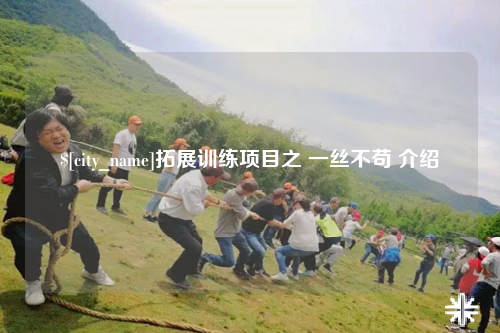 黔南拓展训练项目之 一丝不苟 介绍